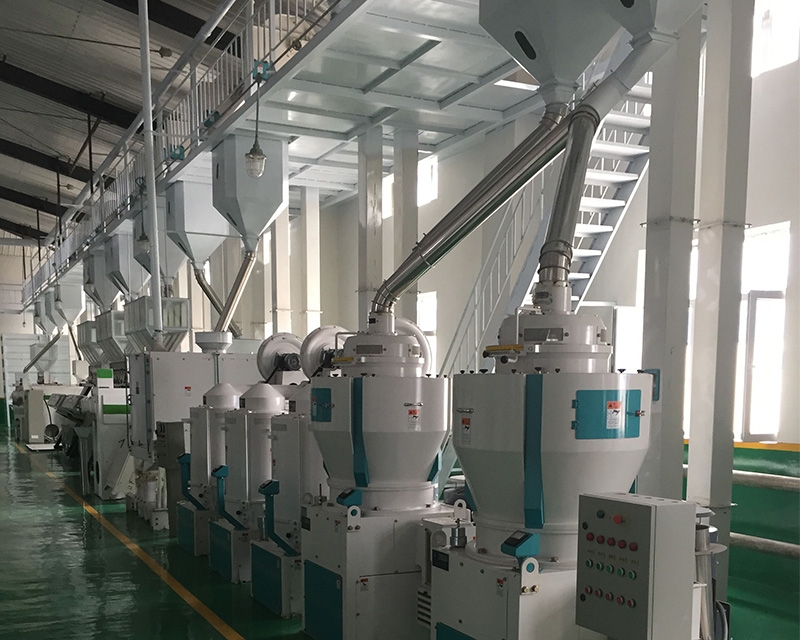 黑龙江香兰米业日产大米150吨X2生产线